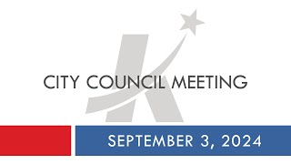 Killeen City Council Meeting  September 3 2024 [upl. by Ardehs]