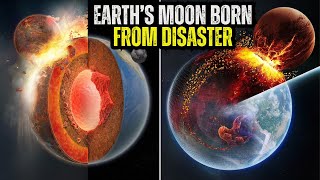 The History of Earths Moon  How A Disaster Created The Moon [upl. by Varion]