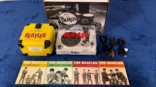 The Beatles Limited Edition RSD3 Mini Turntable With 3” Vinyl Records Unboxing [upl. by Eiramnerual417]