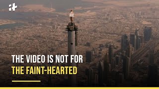 Meet The Woman Who Stood On Top Of Burj Khalifa In Viral Emirates Ad [upl. by Nodnal]