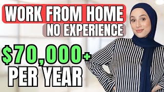 5 HIGH Paying EntryLevel Jobs You Can Do From Home And How Much They Pay [upl. by Erlina]