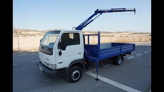 NISSAN CABSTAR 3500 KG PMA CON PLUMA EN SERVEAL AUTOMOCION [upl. by Doolittle]