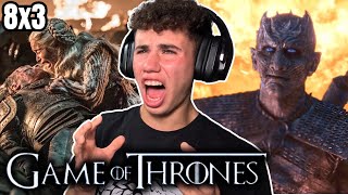 Game Of Thrones The Long Night 8x3 Reaction  First Time Watching [upl. by Cartan]