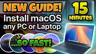 NEW🔥Hackintosh 15 Minutes Quick Install The last Guide you will ever watch [upl. by Viole]