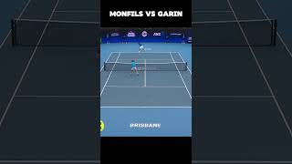 WHAT A PLAY FROM MONFILS tennis highlight foryou [upl. by Silecara884]