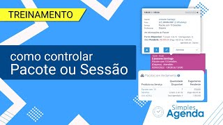 Simples Agenda  Como Controlar Pacote ou Sessão [upl. by Ahteral]