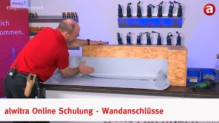 alwitra Online Schulung  10  Erstellung von Wandanschlüssen SogehtFlachdach [upl. by Weiner78]