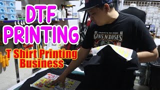 T shirt Printing Business Dtf Printing [upl. by Reeve20]