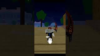 Hallow Scythe Showcase in Blox Fruits bloxfruits roblox shorts tbrs [upl. by Binah54]