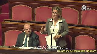 Senato intervento su Relazione intermedia Commissione Parlamentare di inchiesta condizioni lavoro [upl. by Ekeiram584]