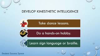 Develop Kinesthetic bodily intelligence  Multiple Intelligences [upl. by Khudari]