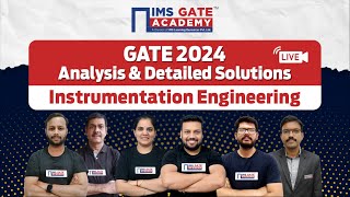 GATE 2024 Analysis amp Detailed Solutions  Instrumentation Engineering [upl. by Edelsten]