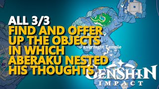 Find and offer up the objects in which Aberaku nested his thoughts Genshin Impact [upl. by Margarita]