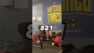 821x1 hook grip deadlift [upl. by Bram384]