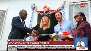 Nagano Marathon champion opens a vocational training center in Ngong [upl. by Siravrat]