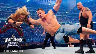 FULL MATCH  Edge vs John Cena vs Big Show – World Title Triple Threat Match WrestleMania XXV [upl. by Mosira]