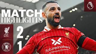 Mo Salah amp Curtis Jones Goals Beat the Blues  Liverpool 21 Chelsea  Highlights [upl. by Nnywg802]