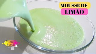 MOUSSE DE LIMÃO COM GELATINA SUPER FÁCIL [upl. by Niamor816]