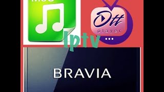 Sony Bravia iptv OttPlayer [upl. by Lareneg]