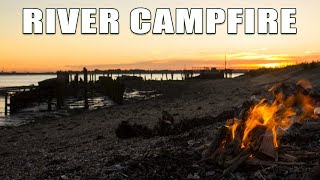 River Campfire by Shipwreck and Abandoned Fort [upl. by Fital]