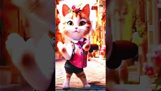 Cat Ai dance shorts cat song ai music newsong [upl. by Lordan754]