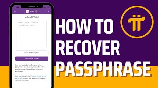 HOW TO RECOVER PI WALLET PASSPHRASE  STEPBYSTEP TUTORIAL [upl. by Louise779]