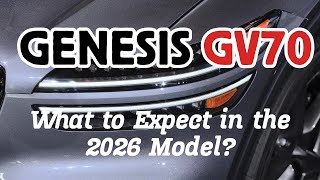 2026 Genesis Electrified GV70 What to Expect in the 2026 Model [upl. by Ahcim]