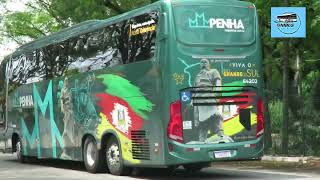 Movimentação dos ônibus na saída da Rodoviária Do Tietê [upl. by Angadreme]