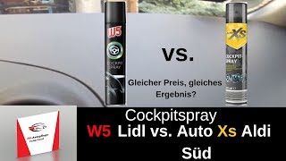 Cockpitspray W5 Lidl vs AutoXS Aldi Süd [upl. by Eineg]