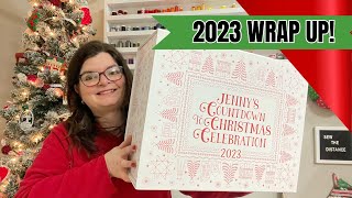 Lets Review amp Recap  Jennys Countdown To Christmas 2023  MSQC [upl. by Ardnekat]