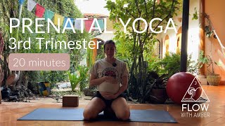 Prenatal Yoga for 3rd Trimester Get baby into optimal position [upl. by Markson]