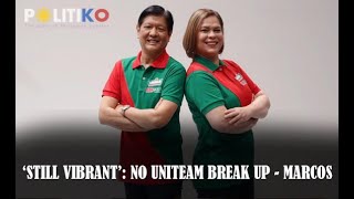 ‘Still vibrant’ No Uniteam break up  Marcos [upl. by Analaj]