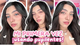 Probándome PUPILENTES para ser OTRA PERSONA⁉️👁️Jamás pensé ATREVERME a TANTO🥹 mislens [upl. by Aiciram]