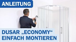 Dusar Economy Runddusche Komplettset [upl. by Novihc]