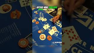 TRIPLE ACE SPLIT ON BLACKJACK IN VEGAS lasvegas gambling blackjack xposed [upl. by Jsandye]