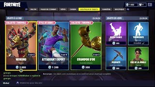 FORTNITE  Boutique du 27 juin SKIN quotWUKONGquot  FOOTBALL [upl. by Hnib]