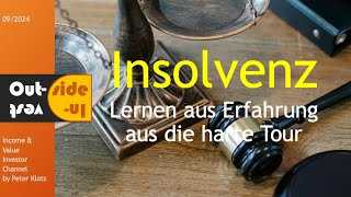 Insolvenz  Lernen aus Erfahrung auf die harte Tour [upl. by Airetas]