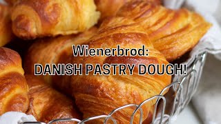 Danish Pastry Dough aka quotWienerbrødquot Recipe [upl. by Angelina]