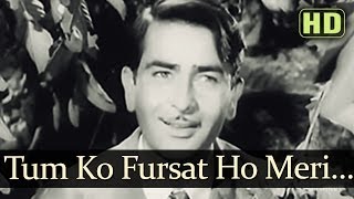 Tumko Fursat Ho Meri HD  Bewafa Songs  Raj Kapoor  Nargis Dutt  Talat Mahmood [upl. by Gwendolyn]