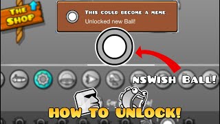 How to Unlock nsWish ball AND MORE Attempt icons in Geometry Dash [upl. by Maffa]