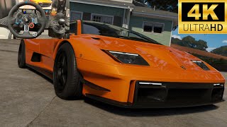 4K Lamborghini DIABLO GT Pura Potenza Edizione I The crew motorfest  steering wheel  Ubisoft [upl. by Sayer]