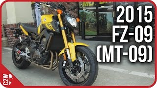 2015 Yamaha FZ09 MT09  First Ride [upl. by Une38]