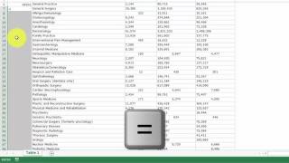 Converting a CMS Table to Excel to analyze HCPCS codes [upl. by Clevie354]