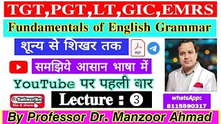 Fundamentals of English grammar morpheme Affix Prefix  Suffix By DR Manzoor Ahmad Sir [upl. by Maidel]