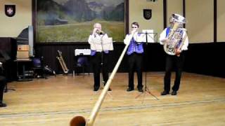 Reinacher Alphorn Choral Vancouver Dorfmusik [upl. by Ailesor310]