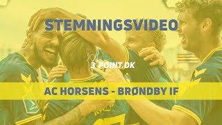 Stemningsvideo AC Horsens  Brøndby IF 4 september 2022 [upl. by Aicaca]