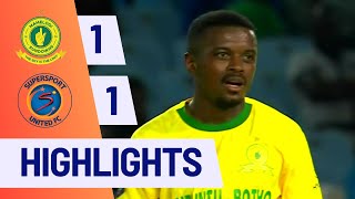 Mamelodi Sundowns vs Supersport United  Dstv premiership highlights [upl. by Einad691]