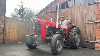 How to service a Massey Ferguson 35 35x and Massey Ferguson 135 [upl. by Gabbi]