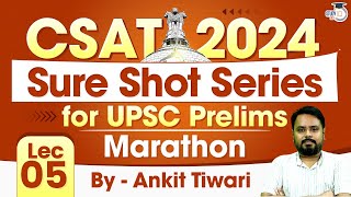 UPSC Prelims 2024 CSAT Marathon  Lec  5  StudyIQ IAS [upl. by Hanzelin896]