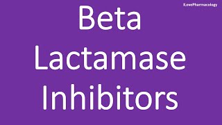 Beta Lactamase Inhibitors [upl. by Teresina]